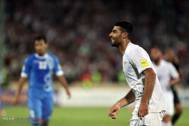 فوز منتخب ايران لكرة القدم على نظيره الاوزبكي