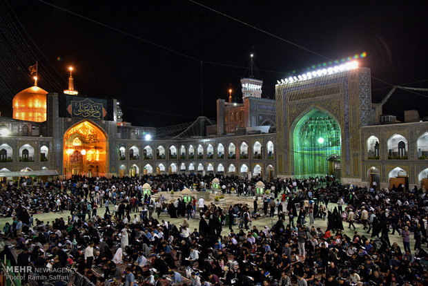 Imam Reza holy shrine hosts worshipers at Night of Decree