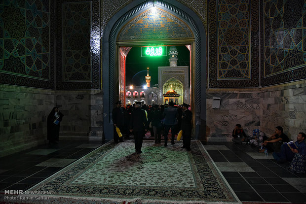 Imam Reza holy shrine hosts worshipers at Night of Decree