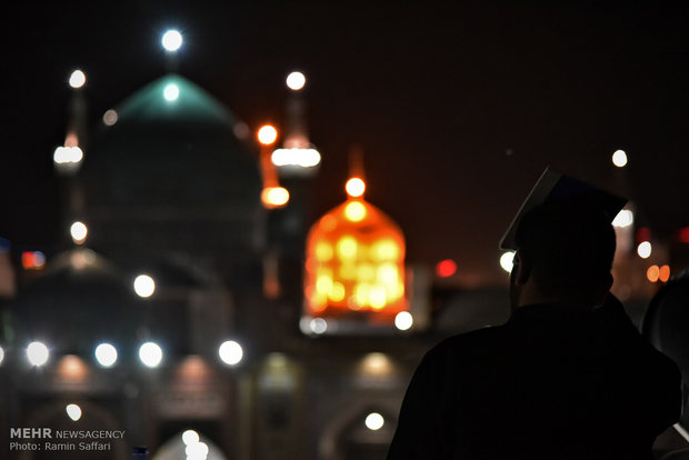 Imam Reza holy shrine hosts worshipers at Night of Decree