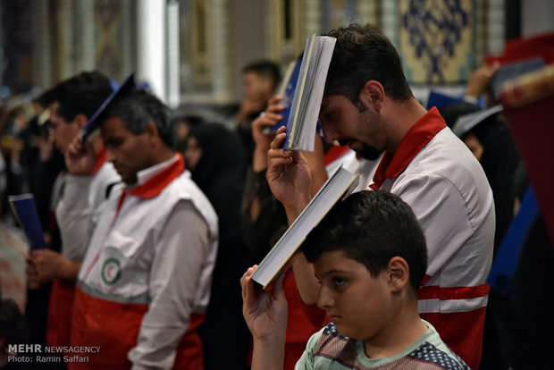 Imam Reza holy shrine hosts worshipers at Night of Decree