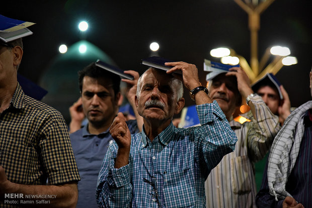 Imam Reza holy shrine hosts worshipers at Night of Decree