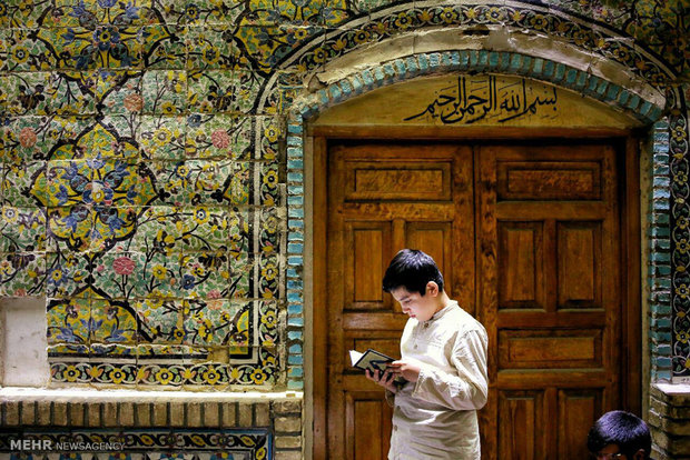 مراسم احیای شب نوزدهم ماه رمضان در مسجد جامع زنجان