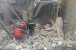 انفجار در ساختمان خیابان خاوران/دو نفر راهی بیمارستان شدند