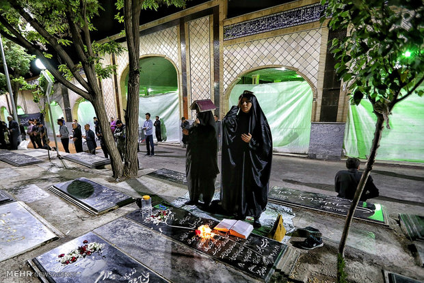 مراسم احیای شب بیست و سوم ماه رمضان در هیئت ثارالله زنجان