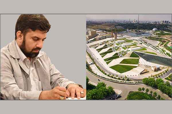 احداث ۱۰ هزار متر مربع بام سبز در باغ کتاب تهران