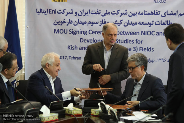 NIOC, Eni sign MoU on oil field development