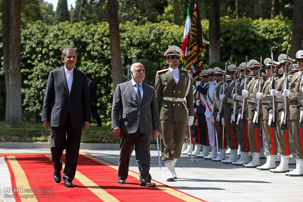 Iraqi PM welcomed officially by VP