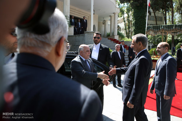 Iraqi PM welcomed officially by VP