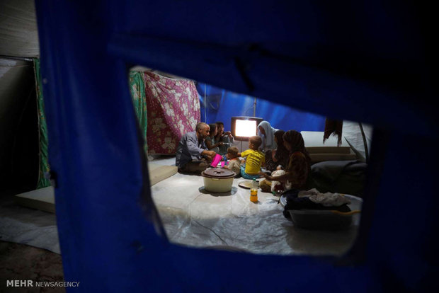ماه رمضان در مناطق جنگی‎