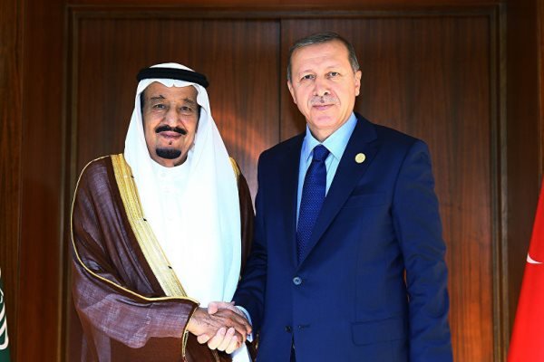 اردوغان و پادشاه عربستان گفتگو کردند