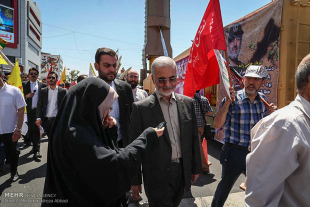 Quds day rally in Tehran