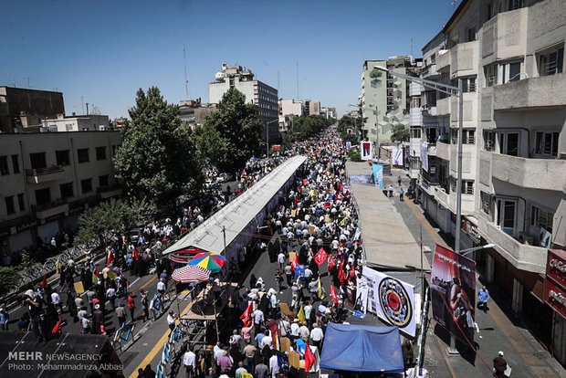 Quds day rally in Tehran