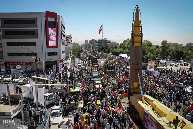 میلیون ها ایرانی از مبارزه مردم مظلوم فلسطین حمایت کردند