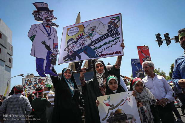 Quds day rally in Tehran