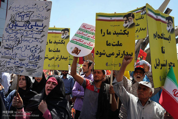 Quds day rally in Tehran