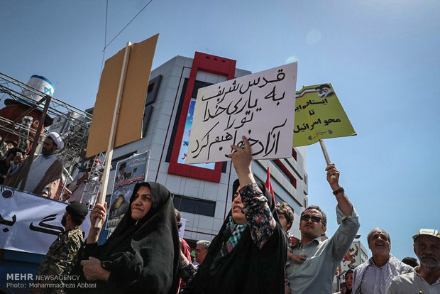 Quds day rally in Tehran