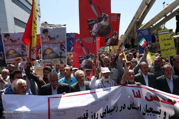 Quds day rally in Tehran