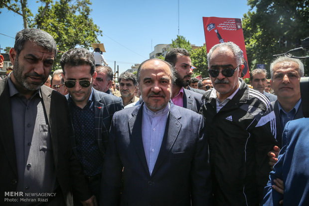 Quds day rally in Tehran