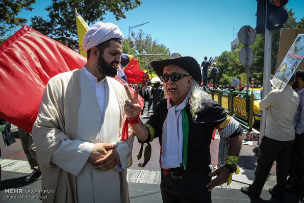 Quds day rally in Tehran