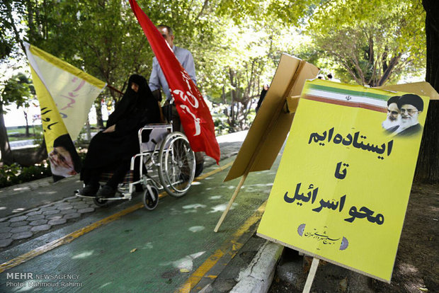 Quds day rally in Tehran