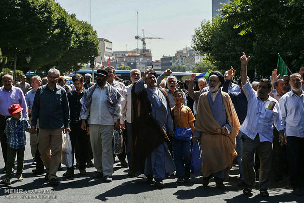 Quds day rally in Tehran