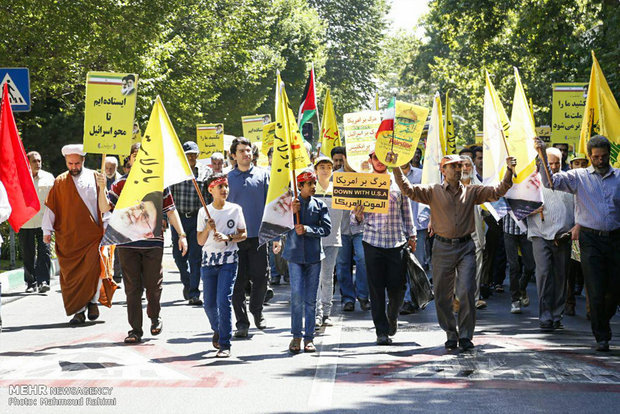 Quds day rally in Tehran