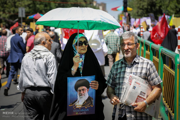 Quds day rally in Tehran