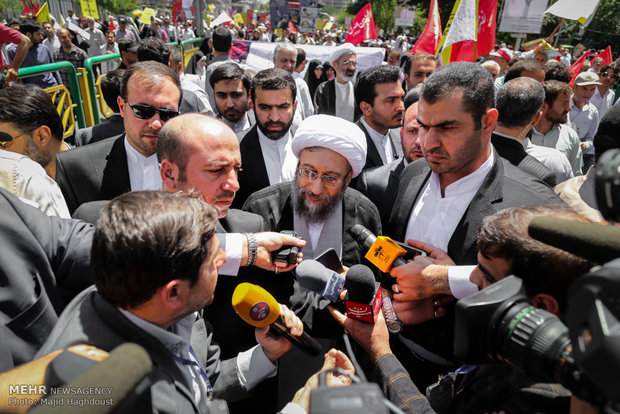 Quds day rally in Tehran