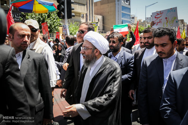 Quds day rally in Tehran