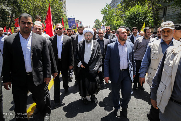 Quds day rally in Tehran