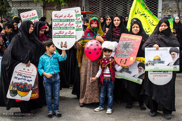 راهپیمایی روز قدس در بجنورد