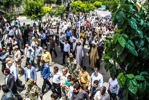 راهپیمایی روز قدس در بجنورد