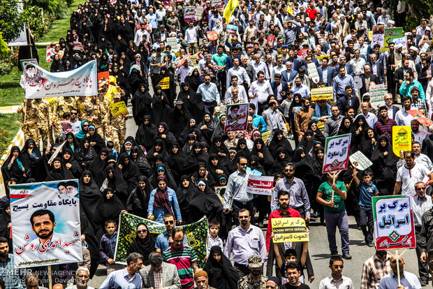 راهپیمایی روز قدس در بجنورد