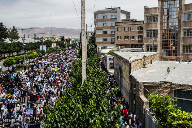 راهپیمایی روز قدس در بجنورد