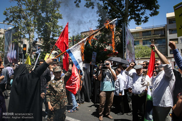 مسيرات يوم القدس العالمي في طهران