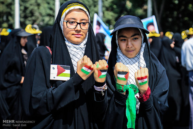 راهپیمایی روز قدس در مشهد