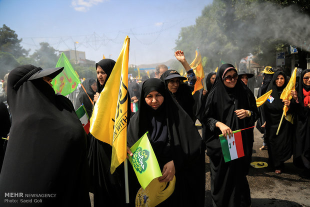 راهپیمایی روز قدس در مشهد