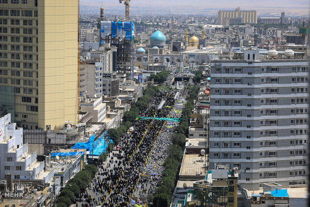 راهپیمایی روز قدس در مشهد