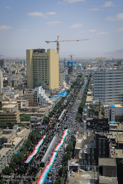 راهپیمایی روز قدس در مشهد