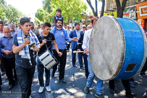 راهپیمایی روز قدس در تبریز