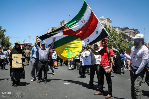 راهپیمایی روز قدس در تهران