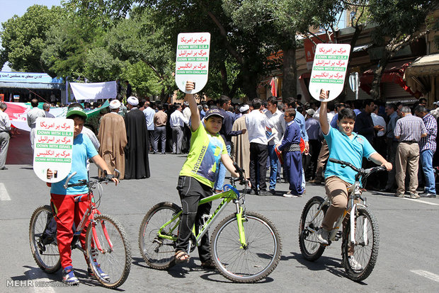 راهپیمایی روز قدس در سنندج - مبین پیمانکار