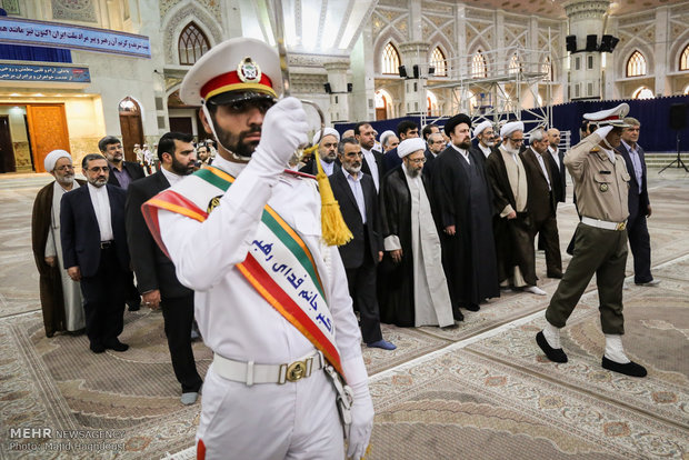 آملي لاريجاني يجدد العهد مع مبادئ مفجر الثورة الاسلامية الامام الخميني