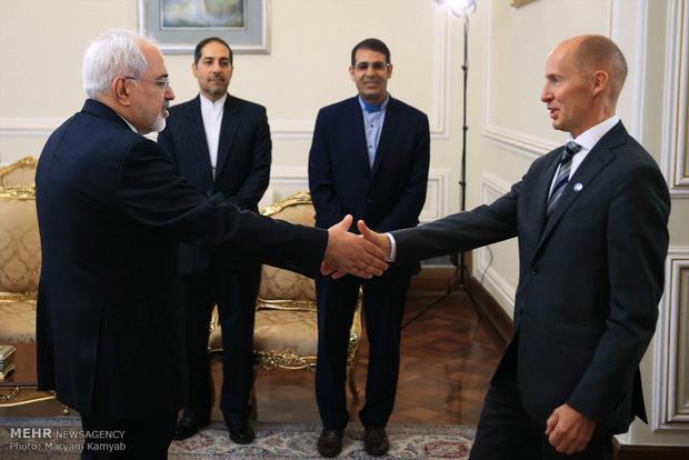 Finish amb.'s farewell visit with Zarif