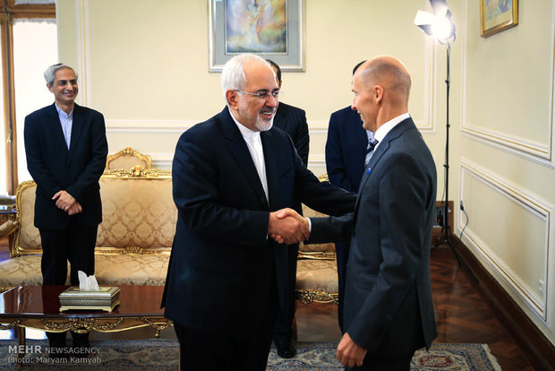 Finish amb.'s farewell visit with Zarif