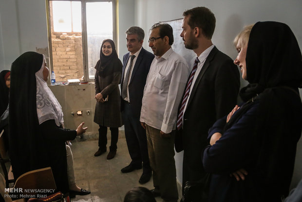 Danish amb., DRC delegation visit Karaj