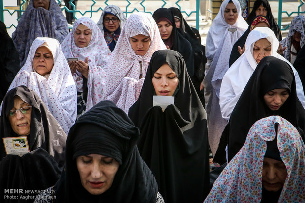 Fitr prayers in Tehran
