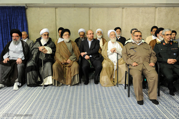دیدار مسئولان، سفرای کشورهای اسلامی و جمعی از اقشار مختلف مردم با رهبر معظم انقلاب