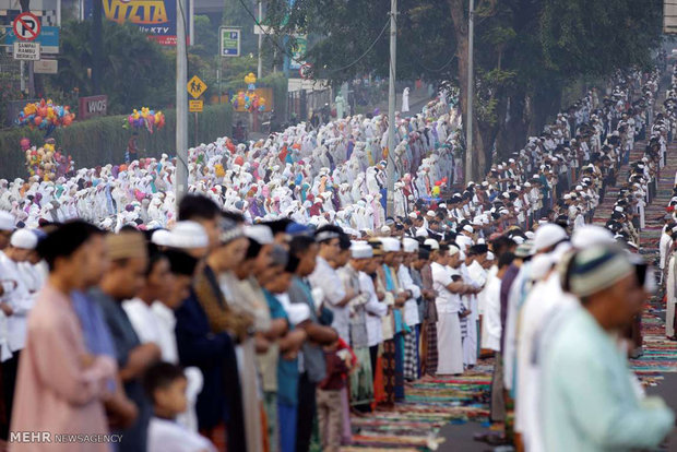 عید فطر در نقاط مختلف جهان‎